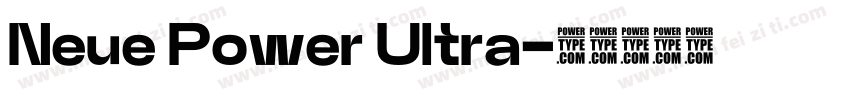 Neue Power Ultra字体转换